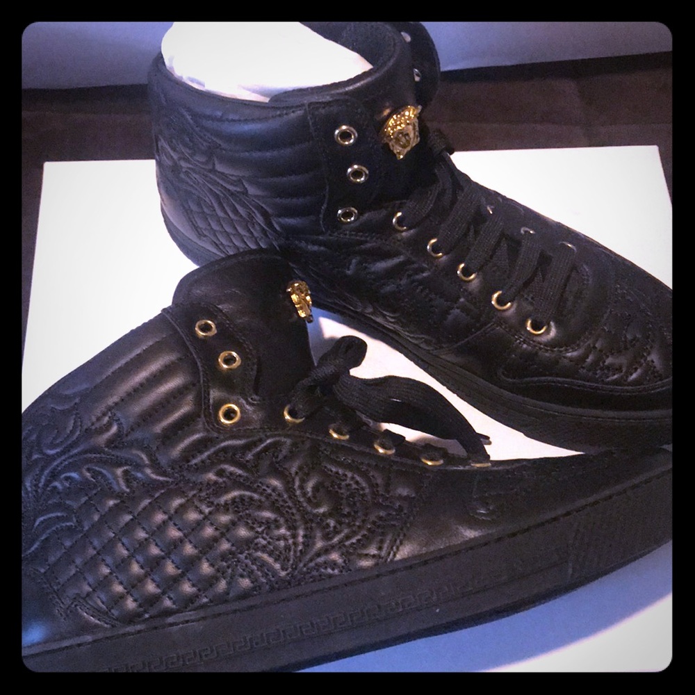 New VERSACE High Top Sneakers